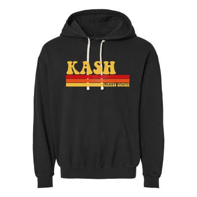 Kash Name Personalized Idea Retro Vintage Kash Garment-Dyed Fleece Hoodie