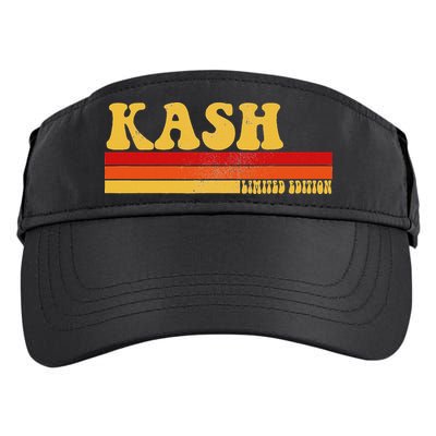 Kash Name Personalized Idea Retro Vintage Kash Adult Drive Performance Visor