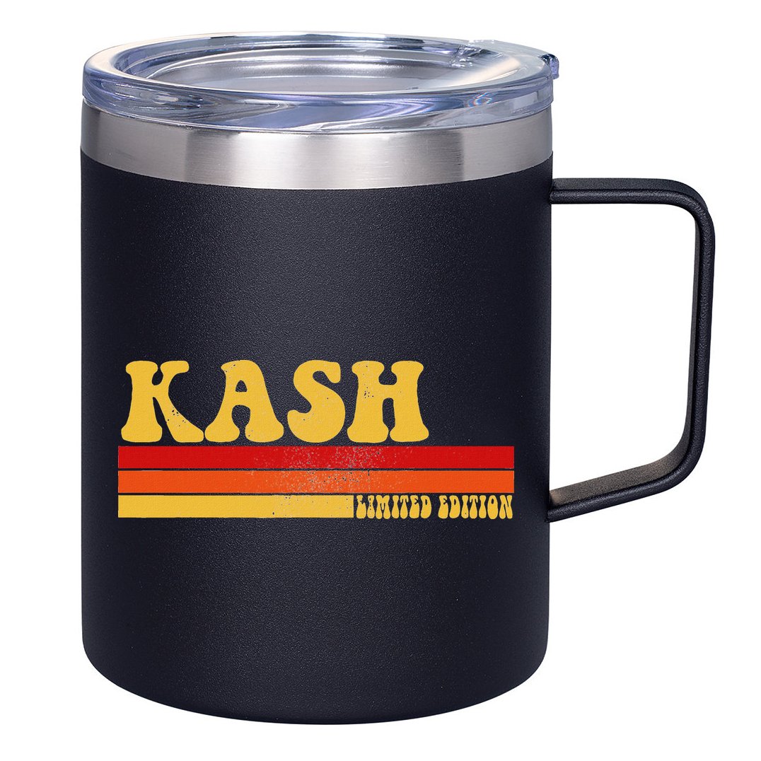 Kash Name Personalized Idea Retro Vintage Kash 12oz Stainless Steel Coffee Mug