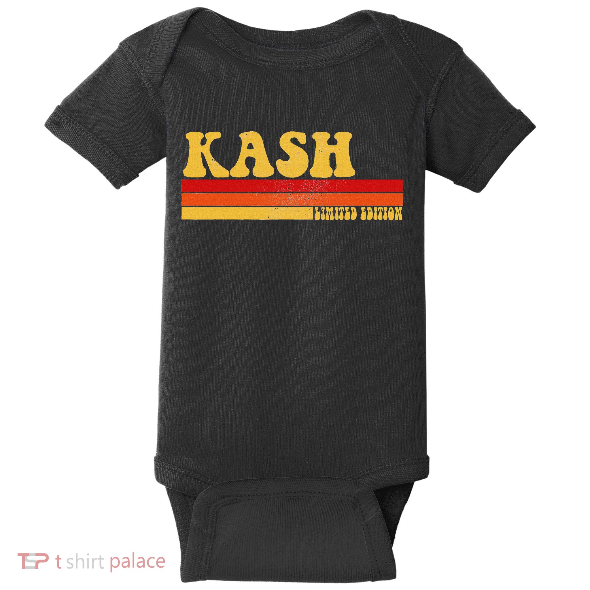 Kash Name Personalized Idea Retro Vintage Kash Baby Bodysuit