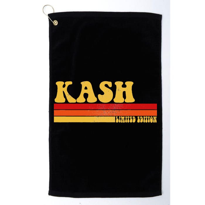 Kash Name Personalized Idea Retro Vintage Kash Golf Towel