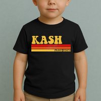 Kash Name Personalized Idea Retro Vintage Kash Toddler T-Shirt