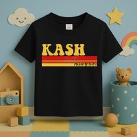 Kash Name Personalized Idea Retro Vintage Kash Toddler T-Shirt