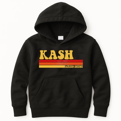 Kash Name Personalized Idea Retro Vintage Kash Kids Hoodie