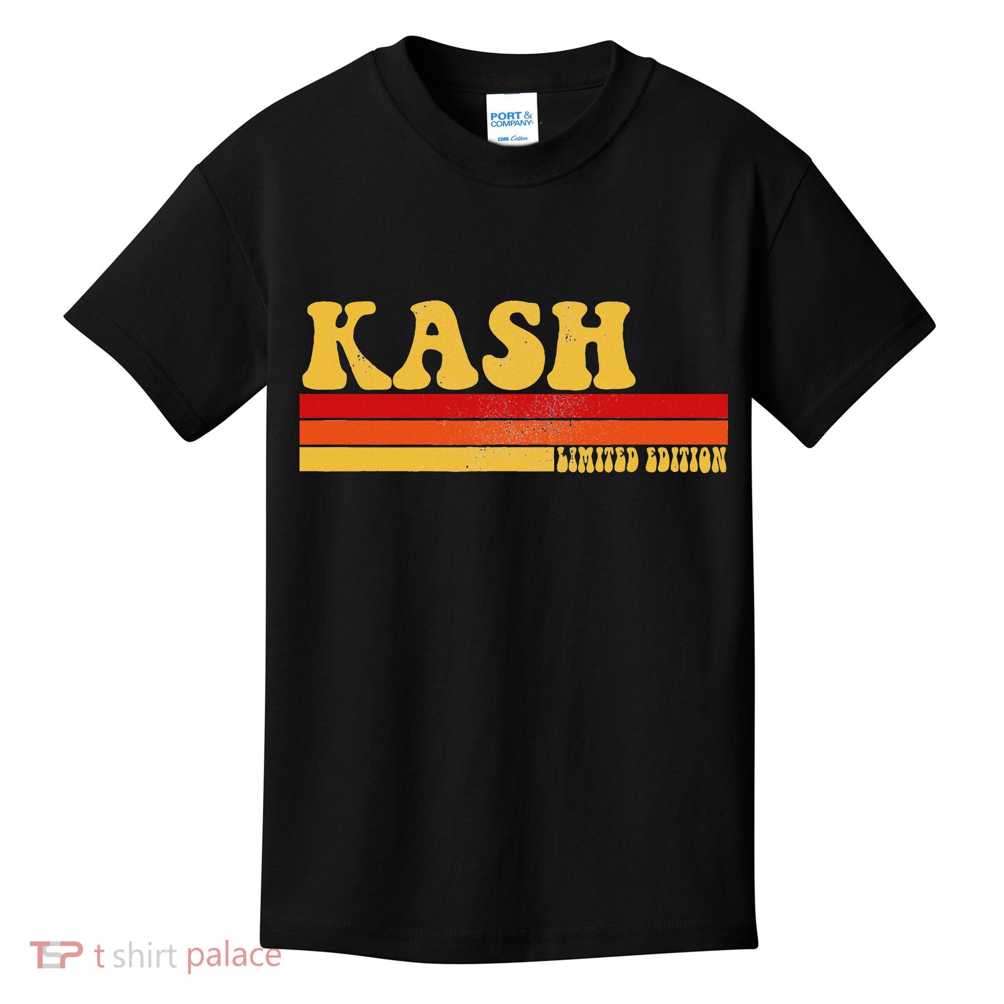 Kash Name Personalized Idea Retro Vintage Kash Kids T-Shirt