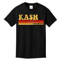 Kash Name Personalized Idea Retro Vintage Kash Kids T-Shirt