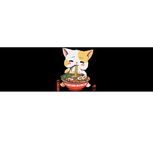 Kawaii Neko Ra Cute Ra Cat Japanese Noodle Funny Anime Bumper Sticker