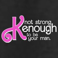 Kenough Not Strong Enough To Be Your Man Cool Comfort Performance Bucket Hat