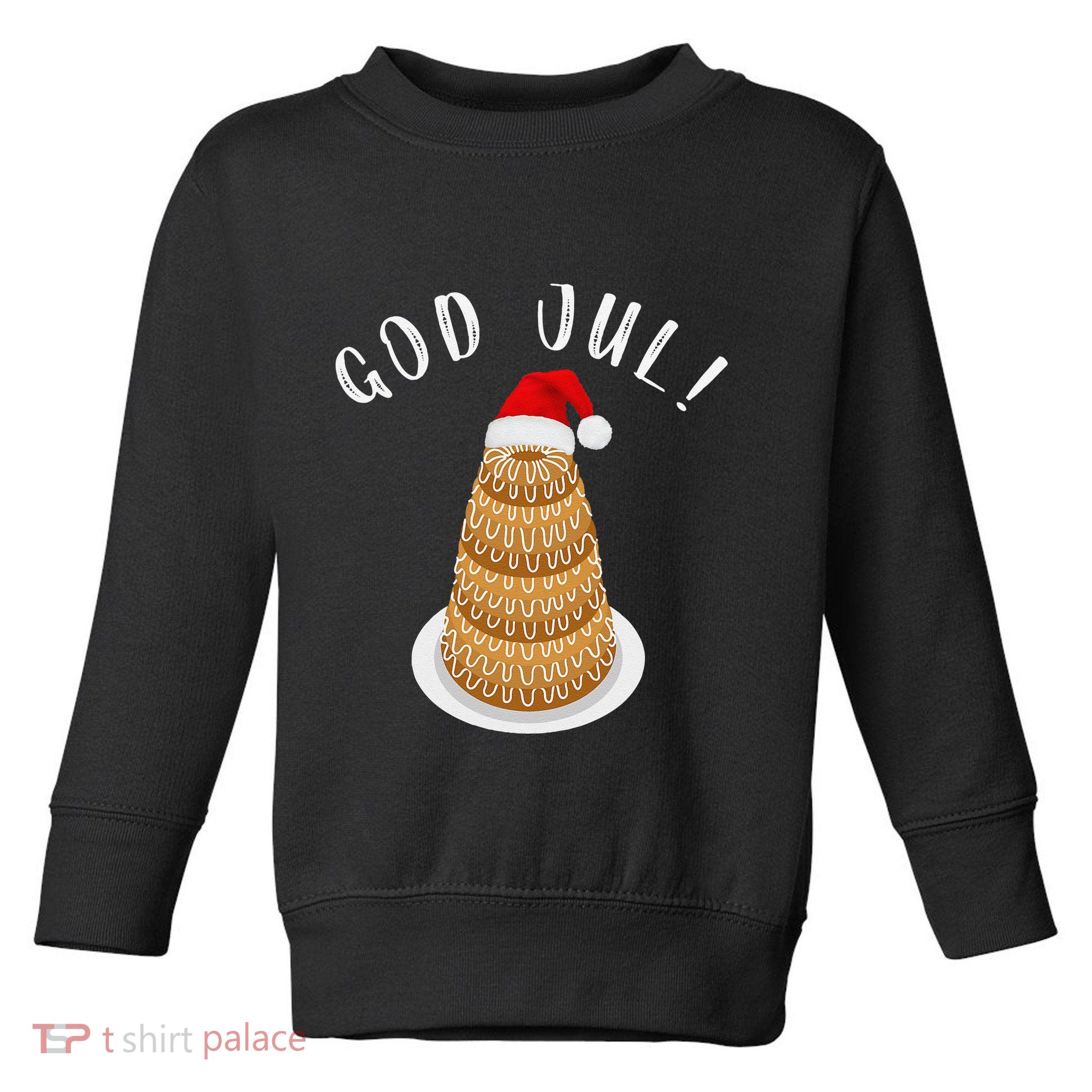 Kransekake Norwegian Swedish Merry Christmas God Jul Toddler Sweatshirt