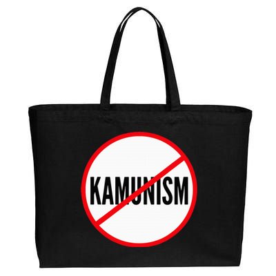 Kamunism No To Kamunism Cotton Canvas Jumbo Tote