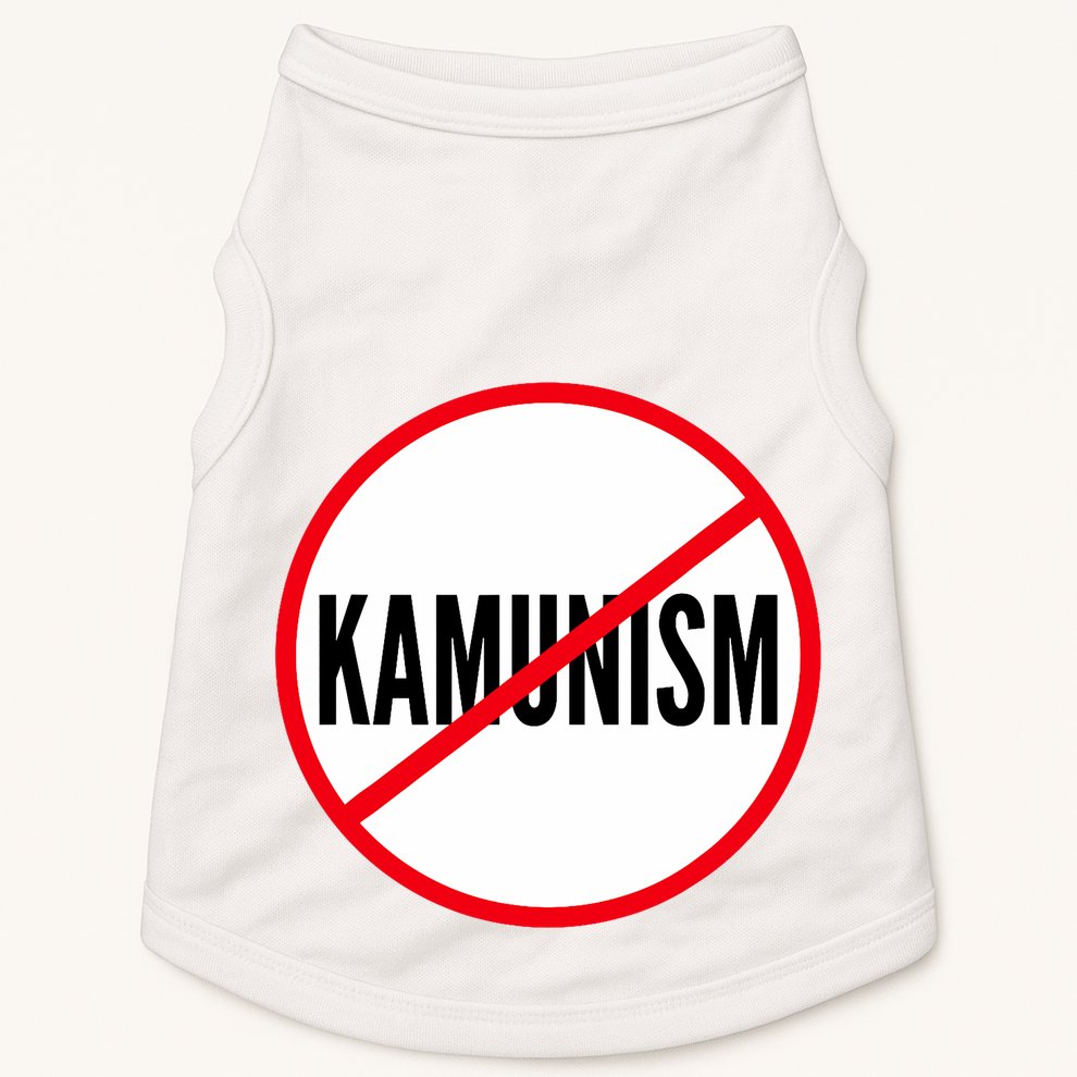 Kamunism No To Kamunism Doggie Tank