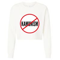 Kamunism No To Kamunism Cropped Pullover Crew