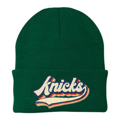 Knicks Name Vintage Retro Gift Knit Cap Winter Beanie