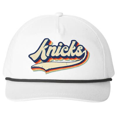 Knicks Name Vintage Retro Gift Snapback Five-Panel Rope Hat