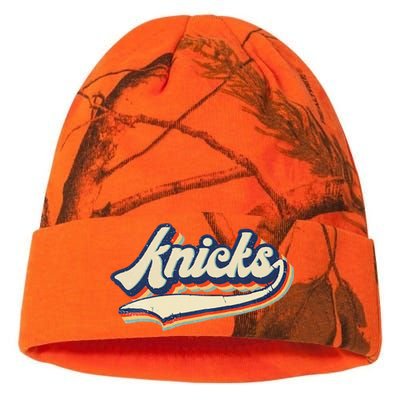 Knicks Name Vintage Retro Gift Kati Licensed 12" Camo Beanie