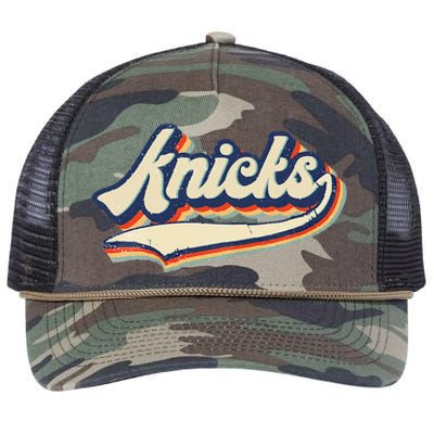 Knicks Name Vintage Retro Gift Retro Rope Trucker Hat Cap