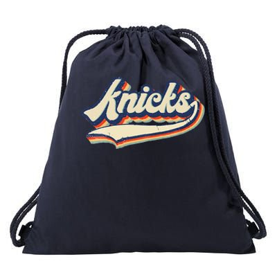 Knicks Name Vintage Retro Gift Drawstring Bag