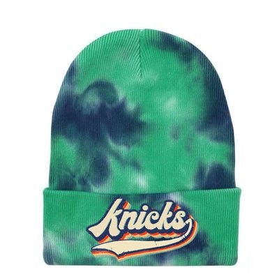 Knicks Name Vintage Retro Gift Tie Dye 12in Knit Beanie