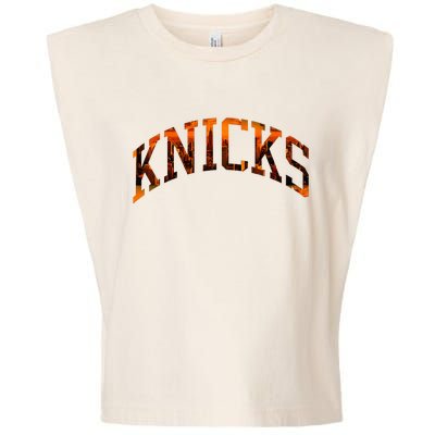 Knicks Name Vintage Retro Garment-Dyed Women's Muscle Tee