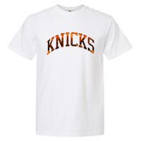 Knicks Name Vintage Retro Garment-Dyed Heavyweight T-Shirt