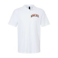 Knicks Name Vintage Retro Softstyle Adult Sport Polo