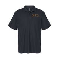 Knicks Name Vintage Retro Softstyle Adult Sport Polo