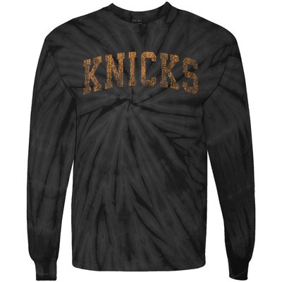 Knicks Name Vintage Retro Tie-Dye Long Sleeve Shirt