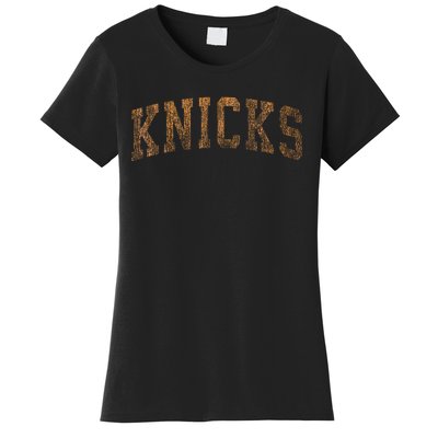 Knicks Name Vintage Retro Women's T-Shirt