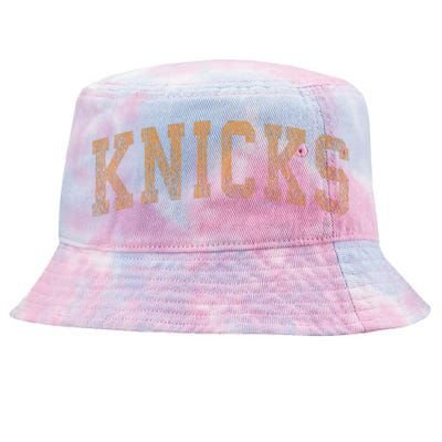 Knicks Name Vintage Retro Tie-Dyed Bucket Hat