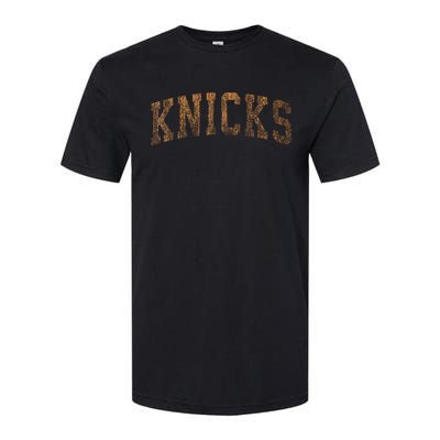 Knicks Name Vintage Retro Softstyle CVC T-Shirt