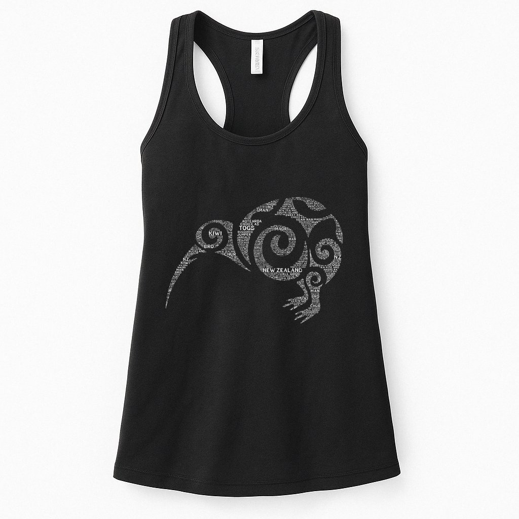 Kiwi New Zealand Slang For Maori Nz New Zealander Womens Tank Top