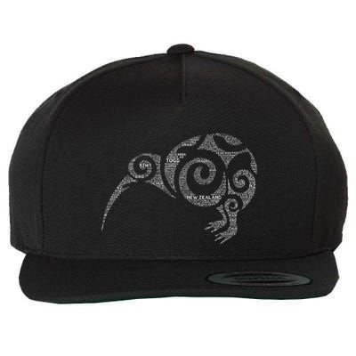 Kiwi New Zealand Slang For Maori Nz New Zealander Wool Snapback Cap