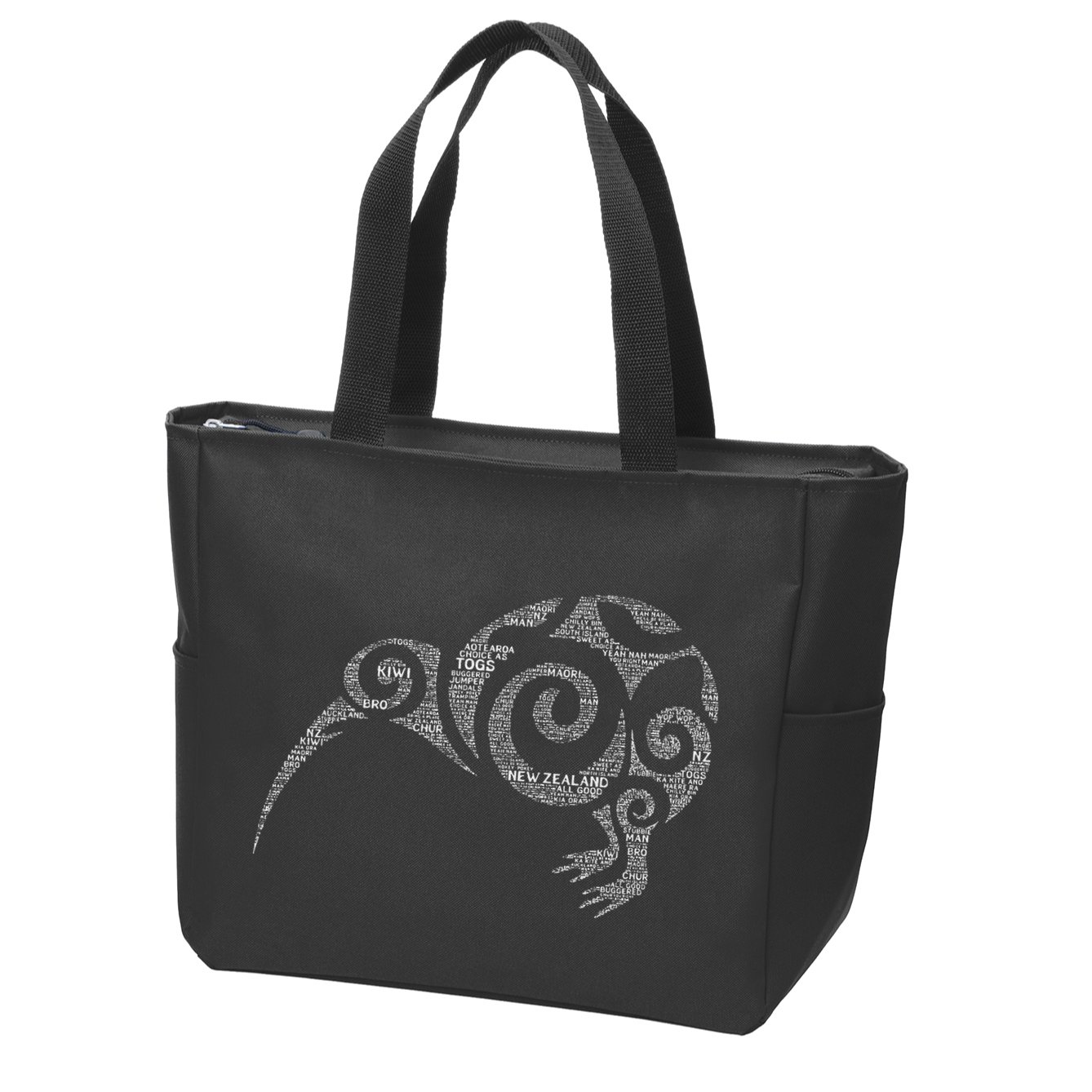 Kiwi New Zealand Slang For Maori Nz New Zealander Zip Tote Bag