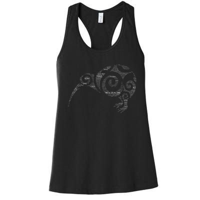 Kiwi New Zealand Slang For Maori Nz New Zealander Women's Racerback Tank