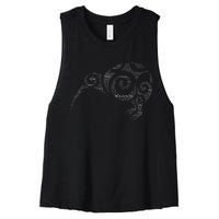 Kiwi New Zealand Slang For Maori Nz New Zealander Women's Racerback Cropped Tank