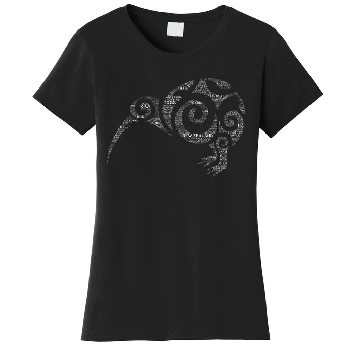 Kiwi New Zealand Slang For Maori Nz New Zealander Women's T-Shirt