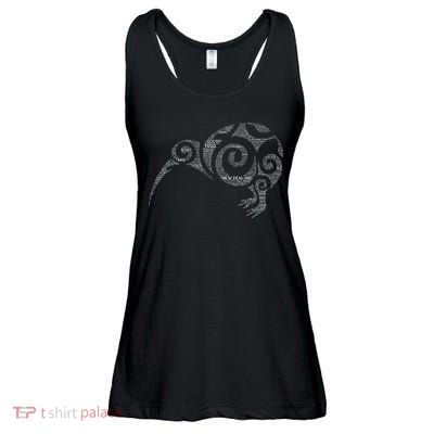 Kiwi New Zealand Slang For Maori Nz New Zealander Ladies Essential Flowy Tank