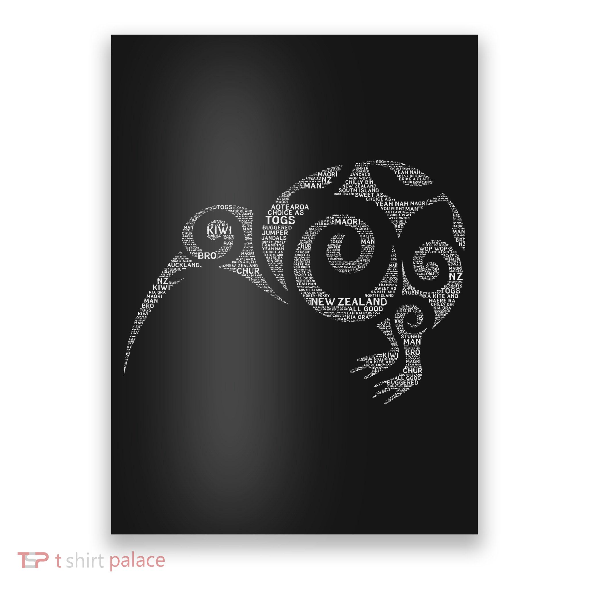 Kiwi New Zealand Slang For Maori Nz New Zealander Poster