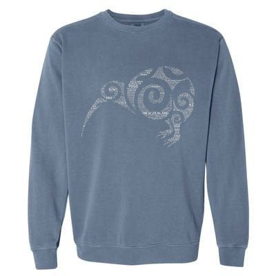 Kiwi New Zealand Slang For Maori Nz New Zealander Garment-Dyed Sweatshirt
