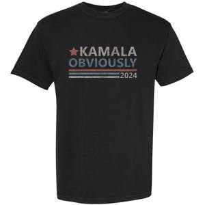 Kamala Obviously 2024 Presidential Election President Kamala Garment-Dyed Heavyweight T-Shirt