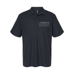 Kamala Obviously 2024 Presidential Election President Kamala Softstyle Adult Sport Polo