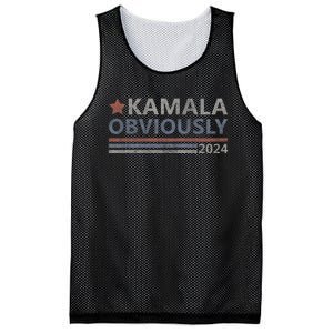 Kamala Obviously 2024 Presidential Election President Kamala Mesh Reversible Basketball Jersey Tank