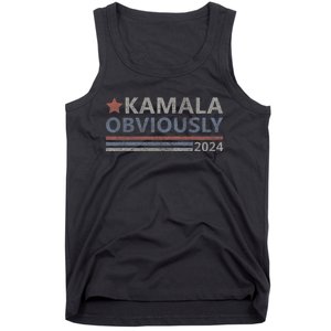 Kamala Obviously 2024 Presidential Election President Kamala Tank Top