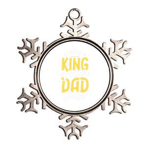 King Of All The Dad Jokes Fathers Day Papa Humor Gift Metallic Star Ornament