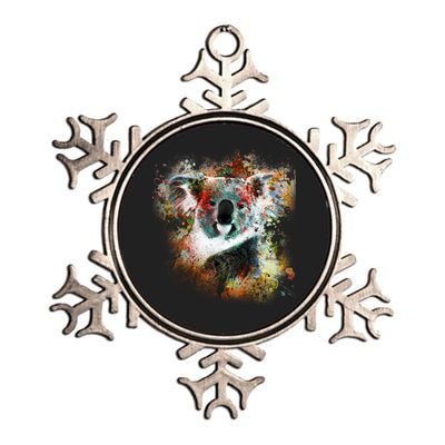 Koala Colorful Metallic Star Ornament