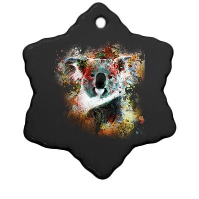 Koala Colorful Ceramic Star Ornament