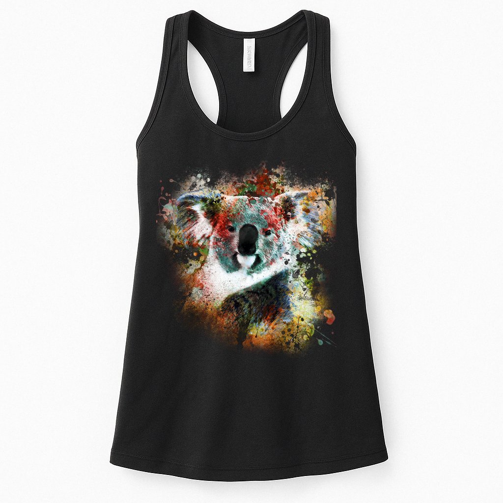 Koala Colorful Womens Tank Top
