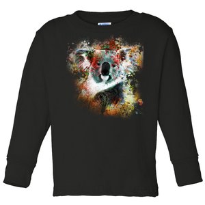 Koala Colorful Toddler Long Sleeve Shirt