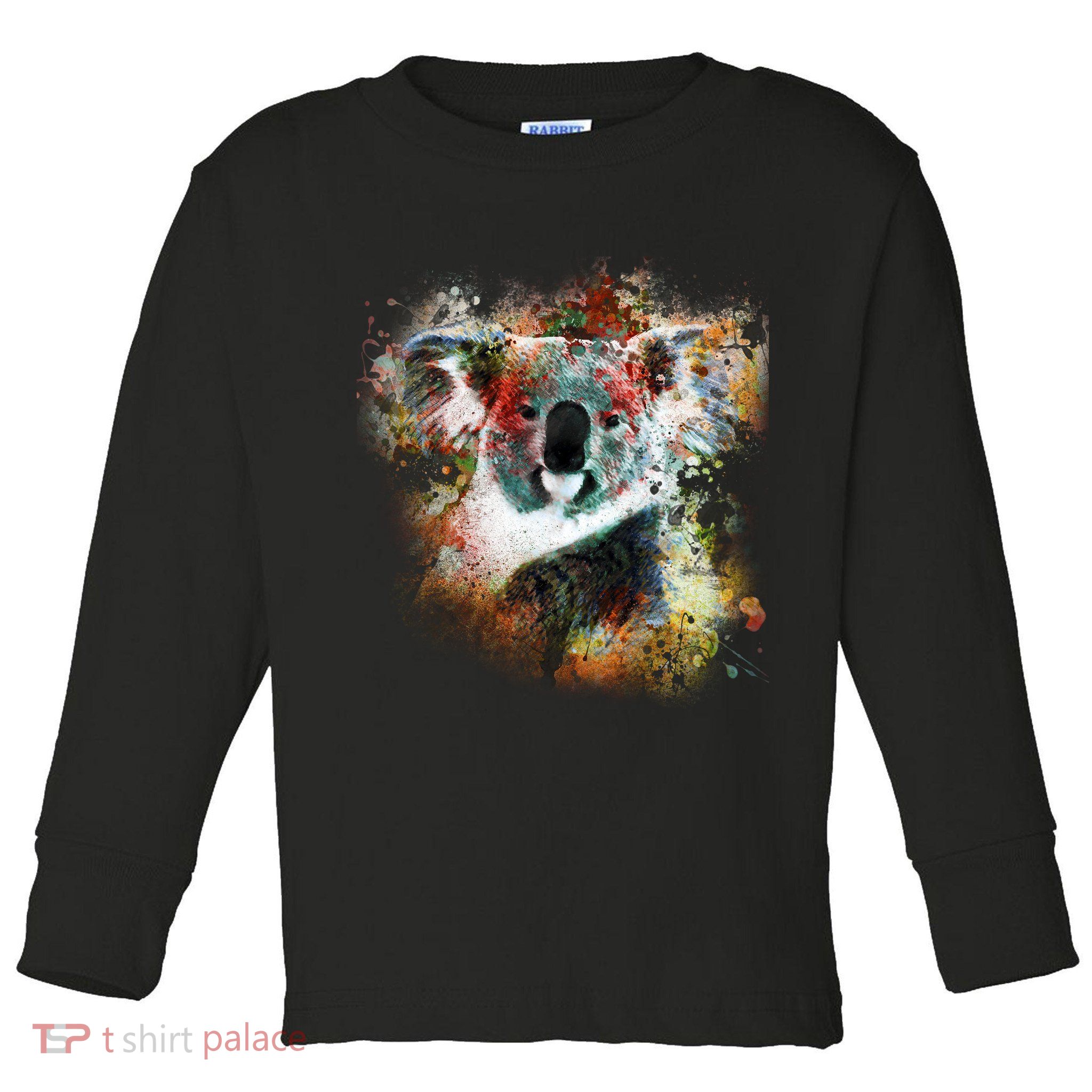 Koala Colorful Toddler Long Sleeve Shirt