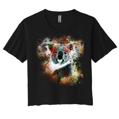 Koala Colorful Women's Crop Top Tee